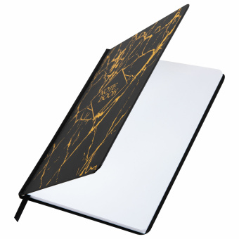 Блокнот с резинкой в клетку 96 л., А5 145х203 мм, твердая обложка с фольгой, BRAUBERG, "Marble", 116328 за 239 ₽. Блокноты в книжном переплете. Доставка по России. Без переплат!