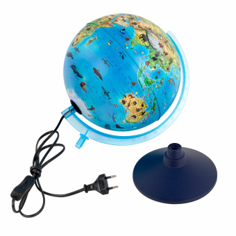 Глобус интерактивный + очки VR, зоогеографический, GLOBEN, 25см, с подсветкой, INT12500306 за 1&nbsp;656 ₽. Глобусы. Доставка по России. Без переплат!