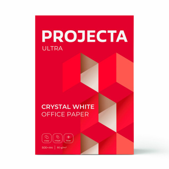Бумага офисная А4, 80 г/м2, 500 л., марка А, PROJECTA ULTRA, Россия, 162% (CIE) за 585 ₽. Бумага белая марок А, В, С. Доставка по России. Без переплат!