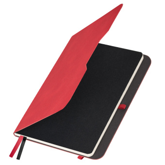 Блокнот А5 (162х218 мм), BRAUBERG "NOTE", под кожу софт-тач, с резинкой, 80 л., клетка, красный, 113439 за 484 ₽. Бизнес-блокноты и бизнес-тетради. Доставка по России. Без переплат!