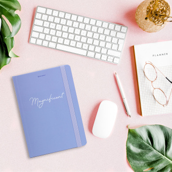 Блокнот с резинкой в клетку 96 л., А5, 145х203 мм, твердая обложка, BRAUBERG, "Pastel", 115533 за 240 ₽. Блокноты в книжном переплете. Доставка по России. Без переплат!