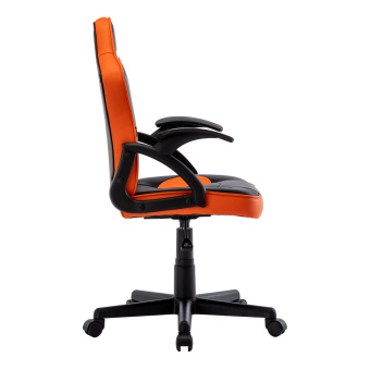Кресло компьютерное BRABIX "Shark GM-203", экокожа, черное/оранжевое, 532513 за 6&nbsp;227 ₽. Кресла игровые. Доставка по России. Без переплат!