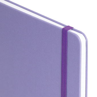 Блокнот А5 135x212 мм BRAUBERG "Edge", под кожу, резинка, держатель, 80 л., клетка, сиреневый, 117150 за 249 ₽. Бизнес-блокноты и бизнес-тетради. Доставка по России. Без переплат!