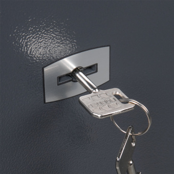 Сейф BRABIX "КМ-260", 260х360х290 мм, 13 кг, ключевой замок + полка, крепление к стене, 291165 за 14&nbsp;151 ₽. Сейфы мебельные, офисные. Доставка по России. Без переплат!