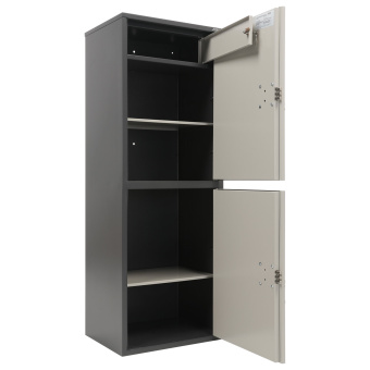 Шкаф металлический для документов AIKO "SL-125/2Т" ГРАФИТ, 1252х460х340 мм, 31 кг, сварной, S10799132502 за 18&nbsp;925 ₽. Шкафы для документов. Доставка по России. Без переплат!
