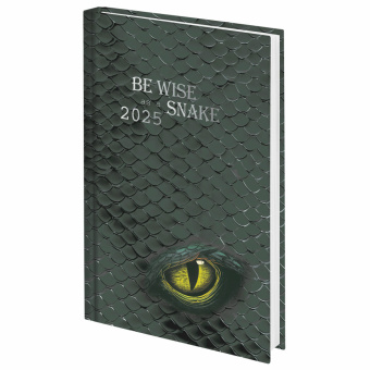 Ежедневник датированный 2025 145х215 мм, А5, STAFF, ламинированная обложка, "Snake", 116022 за 59 ₽. Ежедневники с твердой обложкой. Доставка по России. Без переплат!