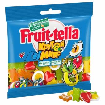 Мармелад жевательный FRUITTELLA "Крутой Микс", 850 г за 1 044 ₽. Зефир, мармелад, пастила, шербет, нуга. Доставка по России. Без переплат!