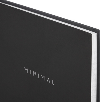 Блокнот А5 134х206 мм, 80 л., твёрдый, клетка, BRAUBERG "Minimal", черный, 116436 за 163 ₽. Блокноты. Доставка по России. Без переплат!
