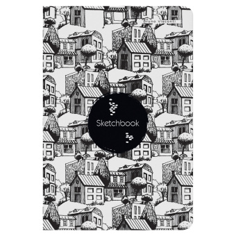 Скетчбук, слоновая кость+черная бумага 80 г/м2, 140х210 мм, 112 л, книжный твердый переплет, "МИКС", 3-555 за 415 ₽. Альбомы, скетчбуки и бумага для графики и эскизов. Доставка по России. Без переплат!