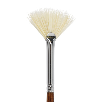 Кисть художественная профессиональная BRAUBERG ART CLASSIC, щетина, веерная, № 4, длинная ручка, 200743 за 121 ₽. Кисти художественные из натурального волоса. Доставка по России. Без переплат!
