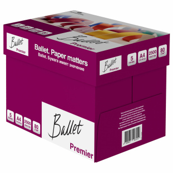 Бумага офисная А4, 80 г/м2, 500 л., марка А, BALLET PREMIER, Россия, 160% (CIE) за 583 ₽. Бумага белая марок А, В, С. Доставка по России. Без переплат!