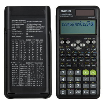 Калькулятор инженерный CASIO FX-991ES PLUS-2 (162х77 мм), 417 функций, двойное питание, сертифицирован для ЕГЭ, FX-991ESPLUS-2S за 3 562 ₽. Калькуляторы инженерные. Доставка по России. Без переплат!
