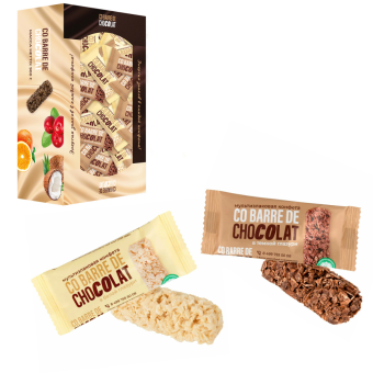 Конфеты мультизлаковые CO BARRE DE CHOCOLAT, ассорти в белой и темной глазури, 900 г за 922 ₽. Конфеты фасованные. Доставка по России. Без переплат!