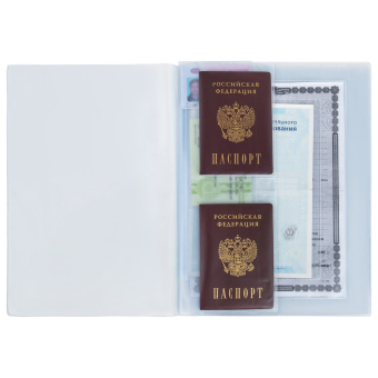 Папка-органайзер, обложка семейная для 1-го комплекта документов, А4, ПВХ, матовая, STAFF, 238337 за 142 ₽. Папки для семейных документов. Доставка по России. Без переплат!