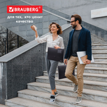 Папка-портфель пластиковая БОЛЬШОГО ФОРМАТА BRAUBERG "ПОРТФОЛИО", А3 (445х310х30 мм), черная, РОССИЯ, 226023 за 758 ₽. Портфели пластиковые. Доставка по России. Без переплат!