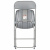 Стул складной BRABIX "Golf CF-002", серый каркас, пластик серый, 531564 за 2&nbsp;149 ₽. Стулья для персонала и посетителей. Доставка по России. Без переплат!