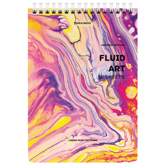 Блокнот А5 (146х206 мм), 80 л., гребень, картон, клетка, BRAUBERG, "Colorful art", 114371 за 72 ₽. Блокноты. Доставка по России. Без переплат!