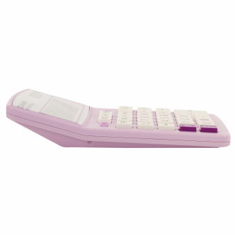 Калькулятор настольный BRAUBERG EXTRA PASTEL-12-PR (206x155 мм), 12 разрядов, двойное питание, СИРЕНЕВЫЙ, 250489 за 988 ₽. Калькуляторы настольные. Доставка по России. Без переплат!
