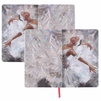 Ежедневник недатированный А5 (138х213 мм), BRAUBERG VISTA, под кожу, гибкий, 136 л., "Ballet", 112002 за 149 ₽. Ежедневники с покрытием "под кожу и ткань". Доставка по России. Без переплат!