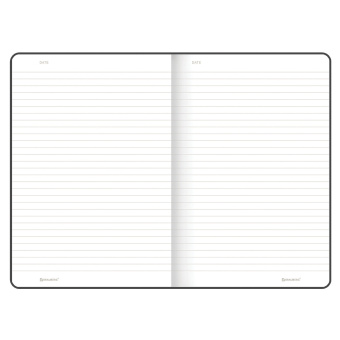 Блокнот А5 (140х200 мм), BRAUBERG "NEBRASKA", под кожу, 80 л., линия, коричневый, 113412 за 349 ₽. Бизнес-блокноты и бизнес-тетради. Доставка по России. Без переплат!