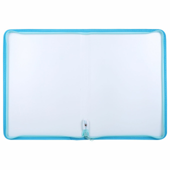 Папка объемная на молнии пластиковая BRAUBERG PASTEL, А4, 330х240 мм, 600 мкм, цвет аквамарин, 271970 за 206 ₽. Папки пластиковые на молнии. Доставка по России. Без переплат!