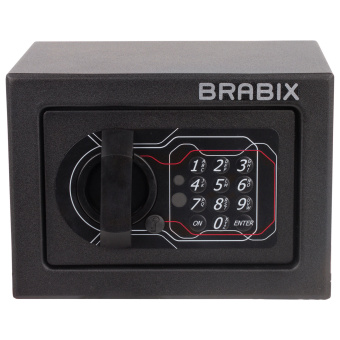 Сейф мебельный BRABIX "SF-140EL", 140х195х140 мм, электронный замок, черный, 291141, S103BR210214 за 5&nbsp;213 ₽. Сейфы мебельные, офисные. Доставка по России. Без переплат!
