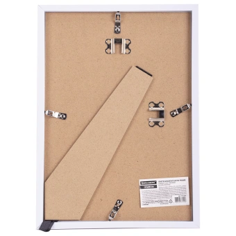 Рамка 21х30 см небьющаяся, багет 14,6 мм, пластик, BRAUBERG "Original Line", белая/золото, 391236 за 445 ₽. Рамки для дипломов, сертификатов, грамот, фотографий. Доставка по России. Без переплат!