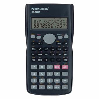 Калькулятор инженерный BRAUBERG SC-82MS (158х85 мм), 240 функций, 10+2 разрядов, темно-синий, 271721 за 695 ₽. Калькуляторы инженерные. Доставка по России. Без переплат!