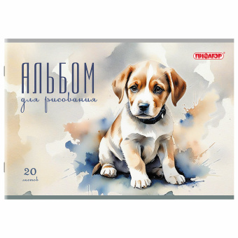 Альбом для рисования А4, 20 листов, скоба, обложка офсет, ПИФАГОР, 203х288 мм, "МИКС-2", 107103 за 42 ₽. Альбомы и папки для рисования. Доставка по России. Без переплат!