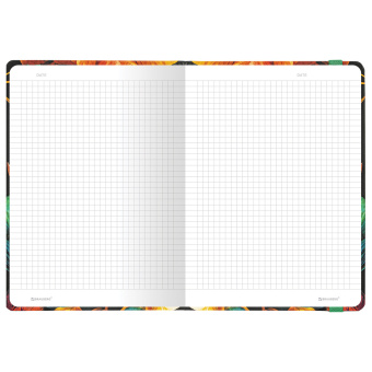 Блокнот с резинкой в клетку 96 л., А5 145х203 мм, твердая обложка с фольгой, BRAUBERG, "Bloom", 115537 за 249 ₽. Блокноты в книжном переплете. Доставка по России. Без переплат!