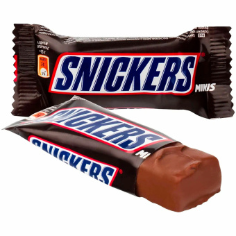 Батончики шоколадные мини SNICKERS "Minis", 180 г, 2264 за 350 ₽. Конфеты фасованные. Доставка по России. Без переплат!