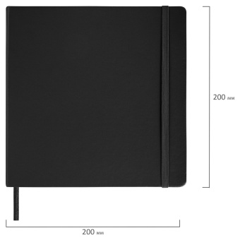 Скетчбук, слоновая кость 140 г/м2 200х200 мм, 80 л., КОЖЗАМ, резинка, BRAUBERG ART CLASSIC, черный, 113196 за 541 ₽. Альбомы, скетчбуки и бумага для графики и эскизов. Доставка по России. Без переплат!
