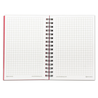 Блокнот МАЛЫЙ ФОРМАТ А6 105х145 мм, 60 л., гребень, пластик+картон, клетка, BRAUBERG, "Офис", 125398 за 128 ₽. Блокноты. Доставка по России. Без переплат!