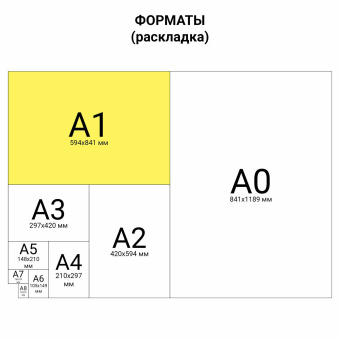 Ватман формат А1 (610х860 мм), 1 лист, плотность 200 г/м2, ГОЗНАК Краснокамск за 35 ₽. Ватман. Доставка по России. Без переплат!
