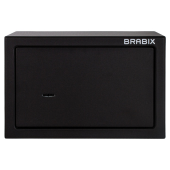 Сейф мебельный BRABIX "SF-200KL", 200х310х200 мм, ключевой замок, черный, 291144, S103BR211114 за 4&nbsp;669 ₽. Сейфы мебельные, офисные. Доставка по России. Без переплат!