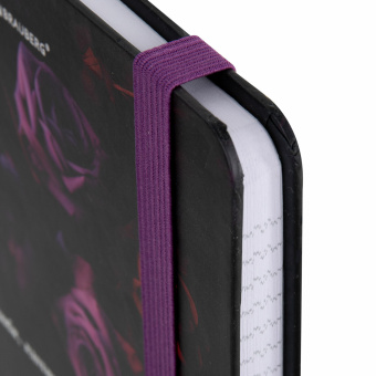 Блокнот с резинкой в клетку 96 л., А5 145х203 мм, твердая обложка с фольгой, BRAUBERG, "Цветы", 116327 за 243 ₽. Блокноты в книжном переплете. Доставка по России. Без переплат!