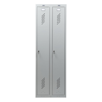 Шкаф металлический для одежды BRABIX "LK 21-60", УСИЛЕННЫЙ, 2 секции, 1830х600х500 мм, 32 кг, 291126, S230BR402502 за 14&nbsp;876 ₽. Шкафы для одежды. Доставка по России. Без переплат!