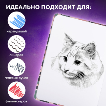 Скетчбук, белая бумага 120 г/м2, 145х203 мм, 80 л., резинка, твердый, BRAUBERG ART DEBUT "Листья", 114587 за 191 ₽. Альбомы, скетчбуки и бумага для графики и эскизов. Доставка по России. Без переплат!