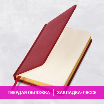 Ежедневник недатированный МАЛЫЙ ФОРМАТ 100x150 мм, А6, BRAUBERG "Iguana", под кожу, 160 л., красный, 114468 за 355 ₽. Ежедневники с покрытием "под кожу и ткань". Доставка по России. Без переплат!
