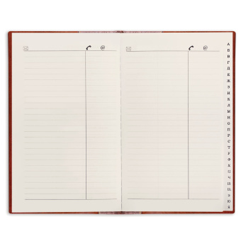 Телефонная книжка А5 (136х202 мм), BRAUBERG "Cayman", комбинированная гладкая и кожа крокодила, 96 л., вырубной алфавит, коричневая, 125130 за 709 ₽. Телефонные алфавитные книжки. Доставка по России. Без переплат!