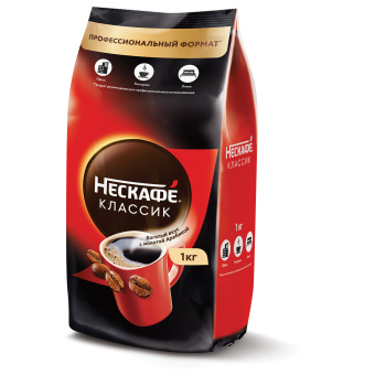 Кофе растворимый NESCAFE "Classic" 1 кг, 12458947 за 3 607 ₽. Кофе растворимый. Доставка по России. Без переплат!