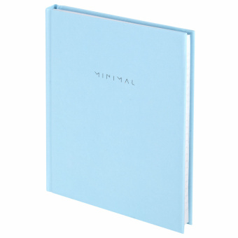 Блокнот МАЛЫЙ ФОРМАТ 110х147 мм, А6, 80 л., твердый, клетка, BRAUBERG "Minimal", голубой, 116450 за 98 ₽. Блокноты в книжном переплете. Доставка по России. Без переплат!