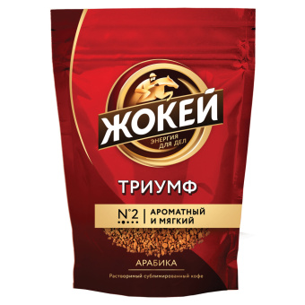Кофе растворимый ЖОКЕЙ "Триумф" 150 г, сублимированный, 1000-08-0 за 545 ₽. Кофе растворимый. Доставка по России. Без переплат!