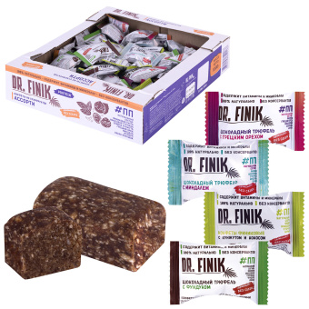 Конфеты финиковые DR.FINIK ассорти (фундук, миндаль, грецкий орех, кунжут), без сахара, 1000 г за 1 588 ₽. Конфеты фасованные. Доставка по России. Без переплат!