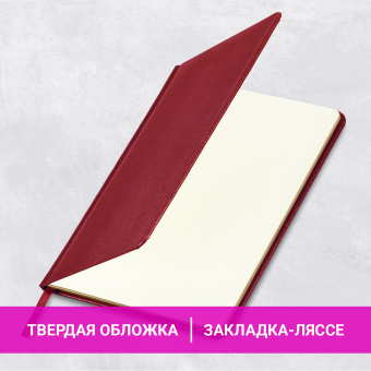 Еженедельник недатированный А5, 145х215 мм, BRAUBERG "Iguana", под кожу, 64 л., красный, 114477 за 405 ₽. Еженедельники. Доставка по России. Без переплат!