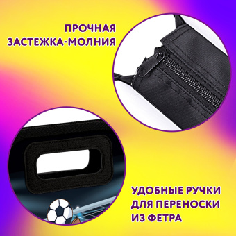 Папка-сумка ЮНЛАНДИЯ, 1 отделение, фетровые ручки, 34х30х11 см, Capyball, 272207 за 462 ₽. Папки-сумки с ручками. Доставка по России. Без переплат!