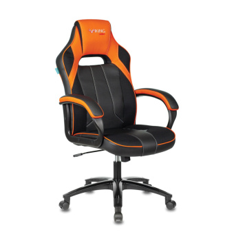 Кресло компьютерное Zombie VIKING 2 AERO, экокожа/ткань, черное/оранжевое, 1364177 за 8&nbsp;749 ₽. Кресла игровые. Доставка по России. Без переплат!