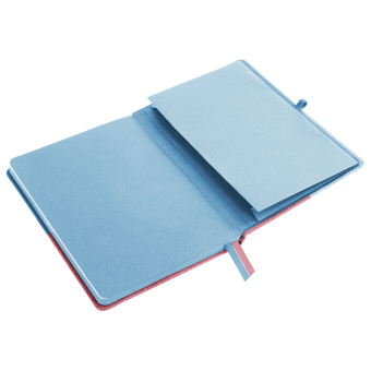 Блокнот А5 (148х218 мм), BRAUBERG "DUO", под кожу с резинкой, 80 л., клетка, голубой/розовый, 113432 за 267 ₽. Бизнес-блокноты и бизнес-тетради. Доставка по России. Без переплат!