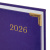 Ежедневник датированный 2026, А5, 138x213 мм, BRAUBERG "Senator", под кожу, фиолетовый, 117093 за 422 ₽. Ежедневники с покрытием "под кожу и ткань". Доставка по России. Без переплат!