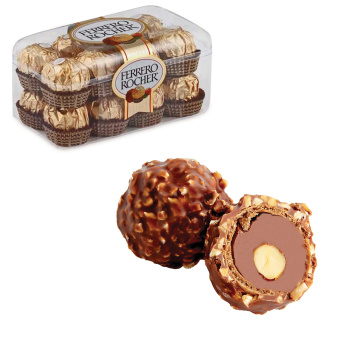 Конфеты шоколадные FERRERO "Rocher" с лесным орехом, 200 г, пластиковая упаковка, ИТАЛИЯ, 77070887 за 1 070 ₽. Конфеты в коробках. Доставка по России. Без переплат!